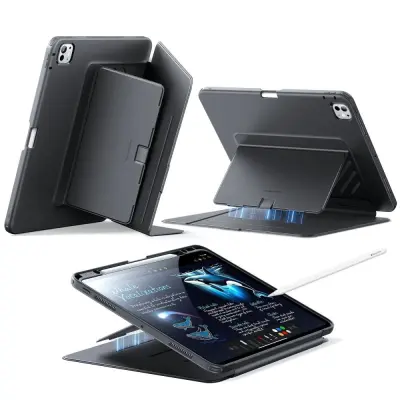 ESR FLIP HIBRIDNI OVITEK ZA IPAD PRO 11” 5 6 2024 2025 ZAŠČITA IN PODPORA ZASLONA