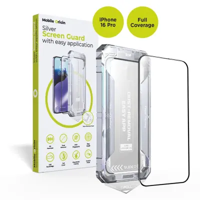PELÍCULA PROTETORA AMARELA MOBILE ORIGIN PARA IPHONE 16 PRO: VANTAGENS DA FÁCIL APLICAÇÃO.