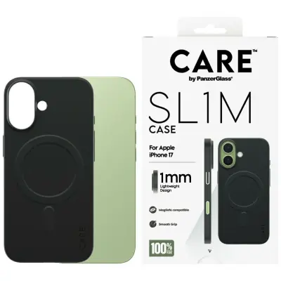 OVITEK PANZERGLASS CARE SL1M ZA IPHONE 17 Z ZAŠČITO MAGSAFE PRED PRASKAMI