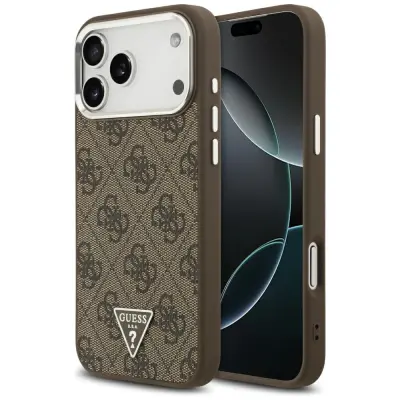 OVITEK GUESS 4G TRIANGLE LOGO MAGSAFE ZA IPHONE 17 PRO MAX, ELEGANTNA ZAŠČITA