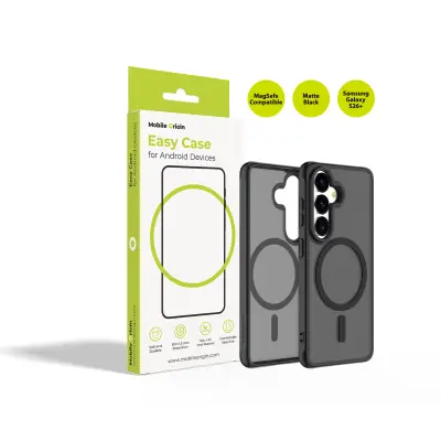 CAPA MOBILE ORIGIN EASY PARA SAMSUNG GALAXY S26 PLUS MAGSAFE PRETO FOSCO