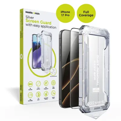 PROTETOR DE TELA MOBILE ORIGIN PARA IPHONE 17 PRO - APLICAÇÃO RÁPIDA E SEM BOLHAS