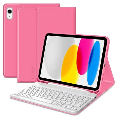 TECH-PROTECT SC PERO + TIPKOVNICA ZA IPAD 10,9” 10 2022 11” 11 2025 MAGENTA