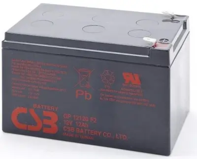 BATERIA DE GEL CSB 12V 12AH PARA CFTV, ALARMES, UPS E EMERGÊNCIAS.