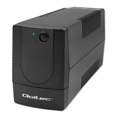 QOLTEC MONOLIT 1000VA 600W UPS PARA OPERAÇÃO SEGURA DE EQUIPAMENTOS DE TV E COMPUTADORES