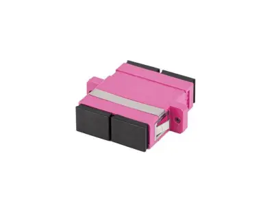 ADAPTADOR DE FIBRA ÓPTICA LANBERG SC UPC MM PARA REDE LAN DUPLEX OM4, FÁCIL INSTALAÇÃO.