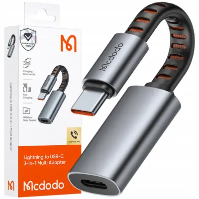 MCDODO LIGHTNING ADAPTER USB-C KABEL ZA IPHONE 3V1 OTG