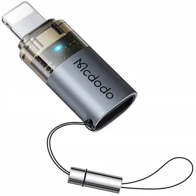 MCDODO ADAPTER USB-C USB TIP-C ZA LIGHTNING IPHONE 13 14 LED