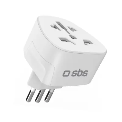 SBS POTOVALNI ADAPTER ZA POLNJENJE ELEKTRONSKIH NAPRAV ZA EVROPO, ZDA IN ZDRUŽENO KRALJESTVO