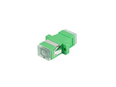 ADAPTADOR SIMPLEX LANBERG SC APC PARA TRANSMISSÃO RÁPIDA DE DADOS POR FIBRA ÓPTICA SM