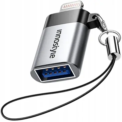 INNOSTYLE ADAPTER USB-A 3.0 NA LIGHTNING IPHONE IPAD 3A OTG