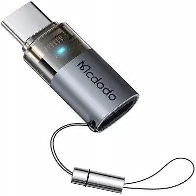 MCDODO ADAPTER USB-C USB TIP-C ZA LIGHTNING IPHONE 17 PRO LED
