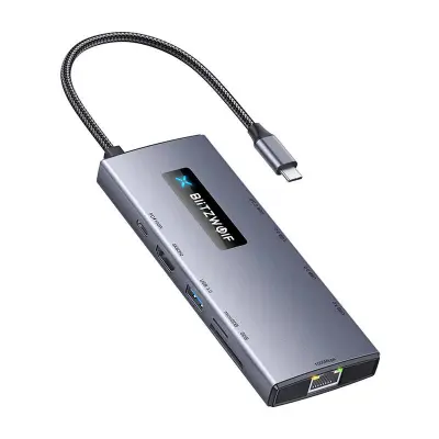 BLITZWOLF HUB 10V1 BW-NOV TH8 ZA MACBOOK IPHONE 4K HDMI USB-C