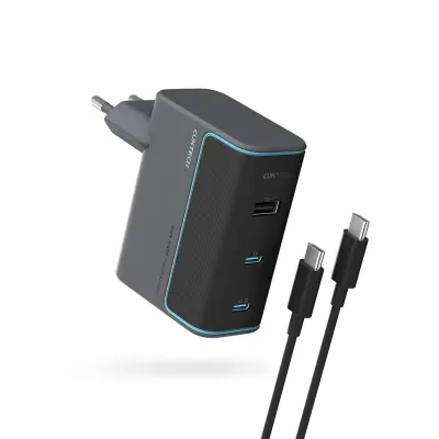 CUKTECH STENSKI POLNILEC USB PD ZA PRENOSNIK, TELEFON, TABLIČNI RAČUNALNIK GAN