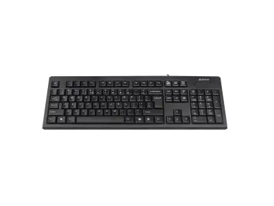 TECLADO A4TECH KLAVIATURA KR-83 USB PARA LAPTOP COM FIO, PRETO.