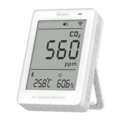 SONOFF SAWF-08P WIFI MERILNIK CO2 V ZRAKU Z LCD ZA AVTOMATIZACIJO DOMA