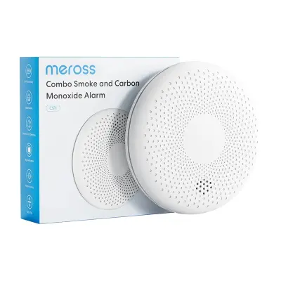 DETEKTOR DIMA IN OGLJIKOVEGA MONOKSIDA MEROSS ZA PAMETNI DOM ALEXA GOOGLE ASSISTANT