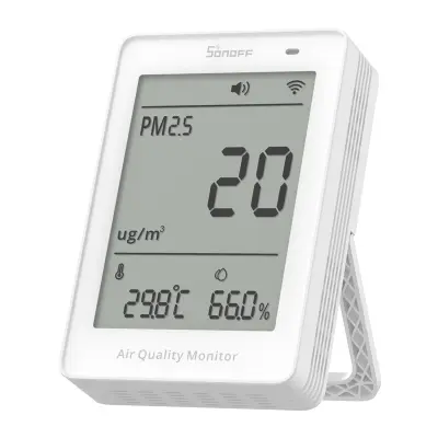 SONOFF WIFI LCD MERILNIK KAKOVOSTI ZRAKA AIRGUARD PM2.5 DOMAČI NADZOR