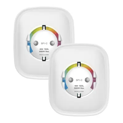 PAMETNA VTIČNICA GOSUND 16A WI-FI 2 KOS ZA APPLE HOMEKIT S FUNKCIJO NAČRTOVANJA