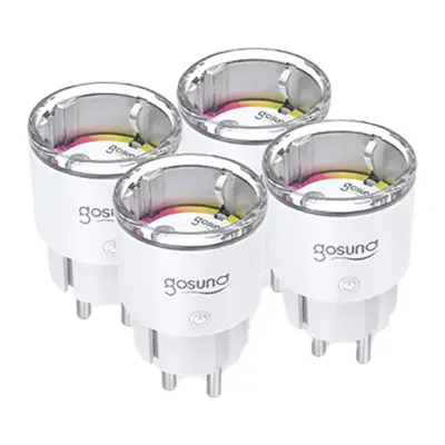 GOSUND ZIGBEE VTIČNICA EP2-Z 10A ZA PAMETNI DOM, 4-DELNA, NADZOR