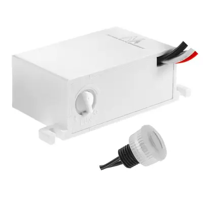 SENSOR CREPUSCULAR MACLEAN PARA ILUMINAÇÃO EXTERNA 12-24V DC
