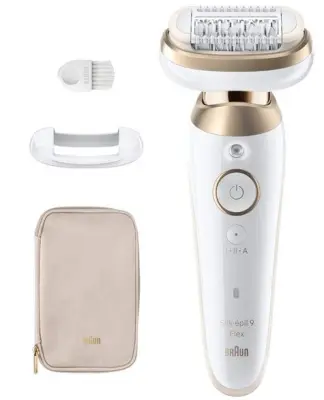 BRAUN Silk Epil 9 Flex 9-011 3D epilator bela in zlata