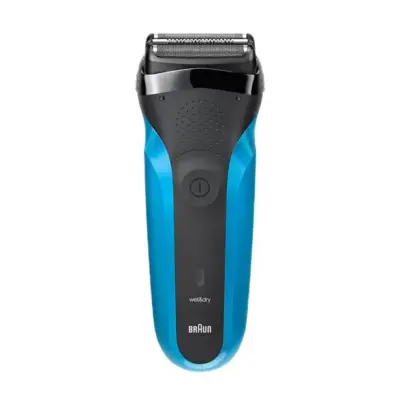 Braun Series 3 310S električni brivnik za mokro in suho britje, moder
