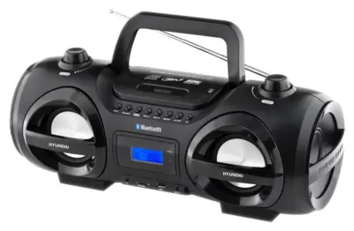 HYUNDAI TRC985BT Črni radio