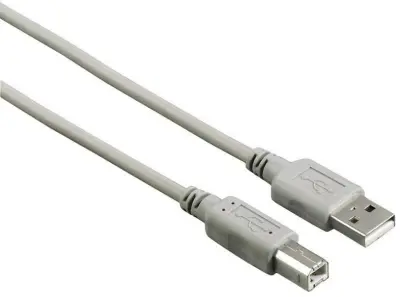 HAMA Premium USB 2.0 kabel tipa A - B 5 m siv