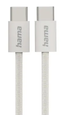 HAMA podatkovni kabel USB-C, 1 m, siv