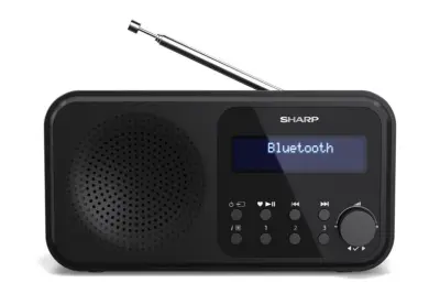 Prenosni radio SHARP Tokyo DR-P421 črne barve