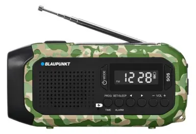 BLAUPUNKT ER20GC radijska postaja za nujne primere, črna in zelena