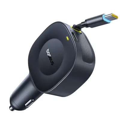 AVTO POLNILEC BASEUS PRIME TRIP VR2 30W Z IZVLEČNIM KABLOM ZA PAMETNE TELEFONE