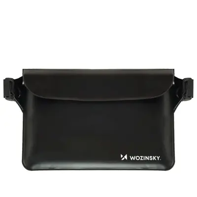 WOZINSKY VODOTESNA TORBA ZA VODOTESNE DODATKE PVC ČRNE BARVE