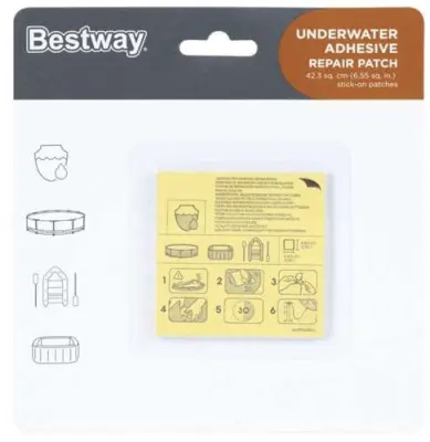 Komplet podvodnih krpic BESTWAY 62091,  6,5 x 6,5 cm, 10 kos