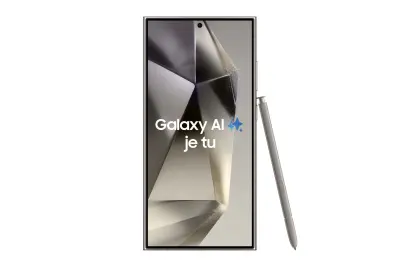 Poškodovan - SAMSUNG Galaxy S24 Ultra 256 GB Titan siva