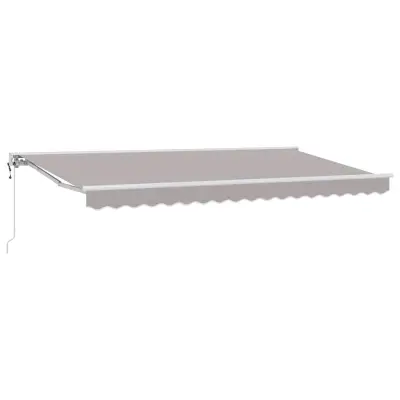 vidaXL Okvir tende Svetlo siva 400 x 200 cm Poliester s PU premazom