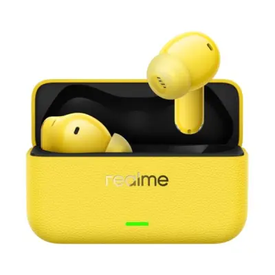 REALME Buds T500 Pro brezžične (TWS) slušalke rumene barve