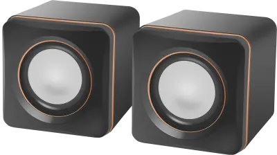 SPK-33 (65633) 2.0 5W črno/oranžni USB računalniški zvočnik