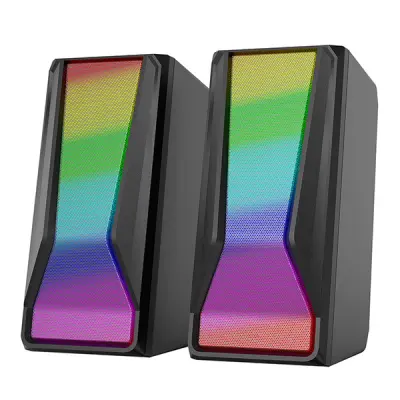 SG-274 RGB 2.0, 6W Gaming zvočnik 3,5mm/USB črn