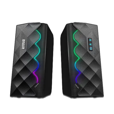 SG-269 RGB 2.0, 6W Gaming zvočnik 3,5mm/USB črn