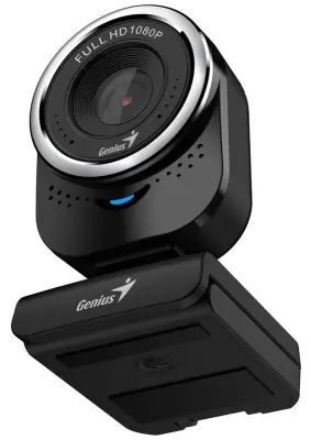 qCam 6000 Mic 1080p črna, spletna kamera