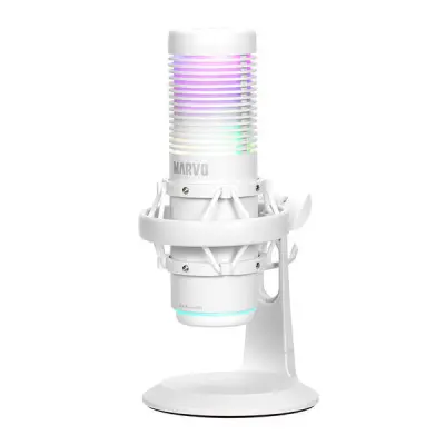 BLAST 60 MIC-07 W RGB Gaming streaming USB mikrofon bel