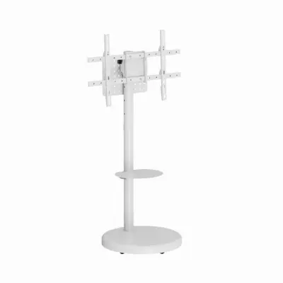 TVS-86TR-01-W talno stojalo za TV 37–86″ z vodenjem kablov, bela