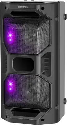 Rage (65109) 2.0, 50W RGB črn prenosni BT zvočnik