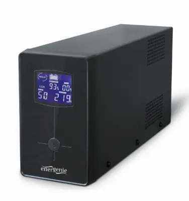 EG-UPS-031 LCD 650VA UPS, 2xIEC C13, 650VA, 390W, LCD, 1xSchuko