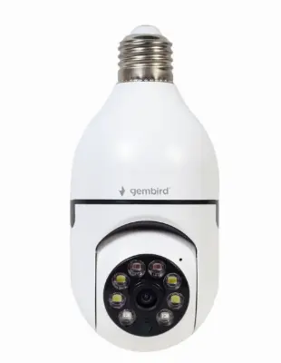 TSL-CAM-WRHD-01 pametna vrtljiva wifi kamera E27 1080p MicroSD