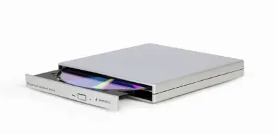 DVD-USB-02-SV Slim DVD M-Disc zunanji zapisovalnik USB srebrn