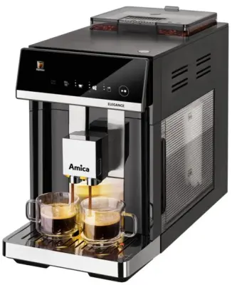 AMICA CM 7011 Črno-srebrni espresso aparat