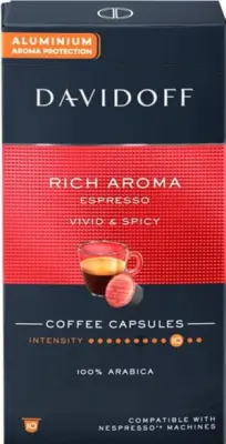 DAVIDOFF bogate aroma kapsule 10 odmerkov